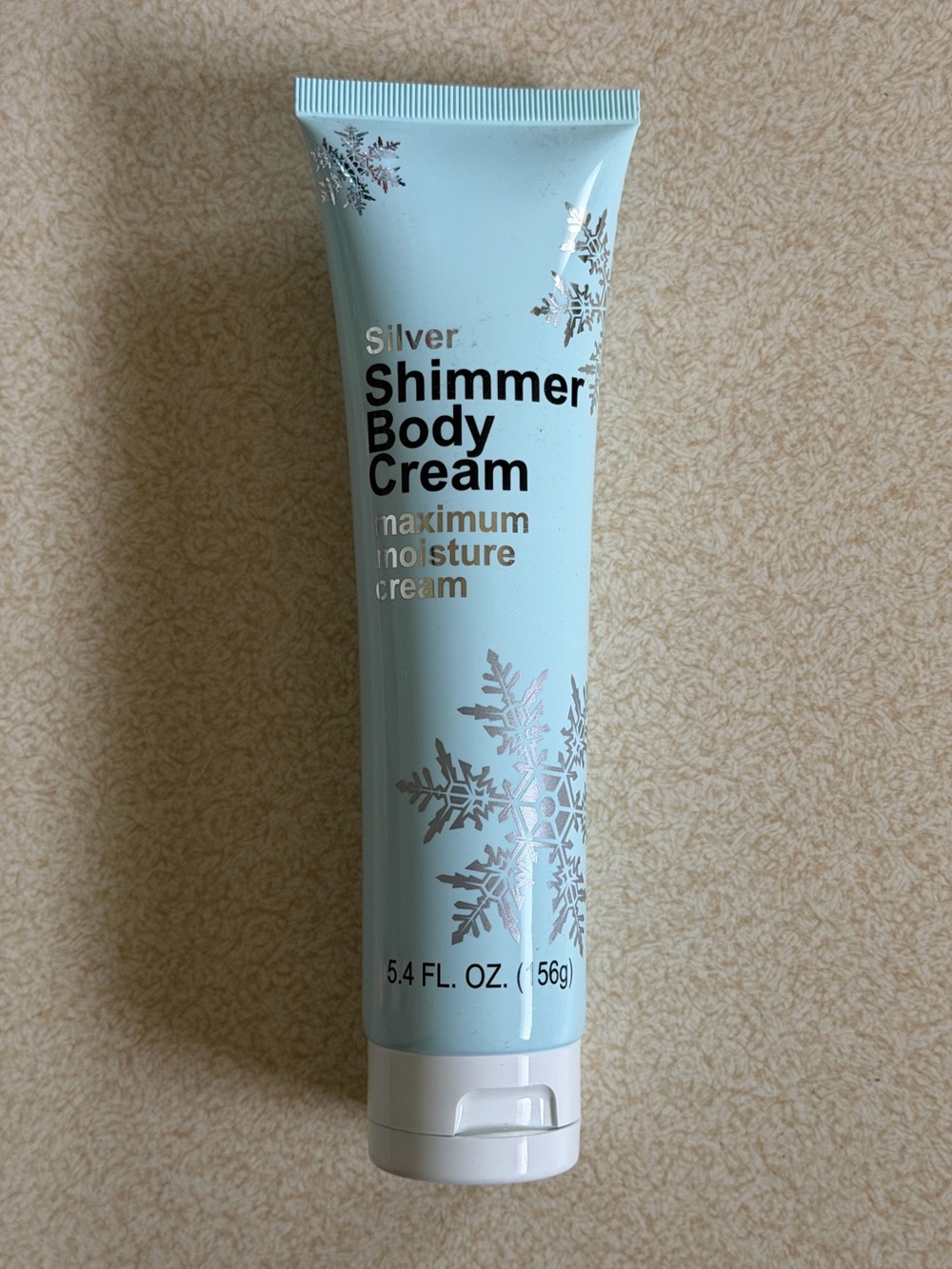 Silver Shimmer Body Cream Holiday Maximum Moisture Cream Moisturizer New 5.4oz